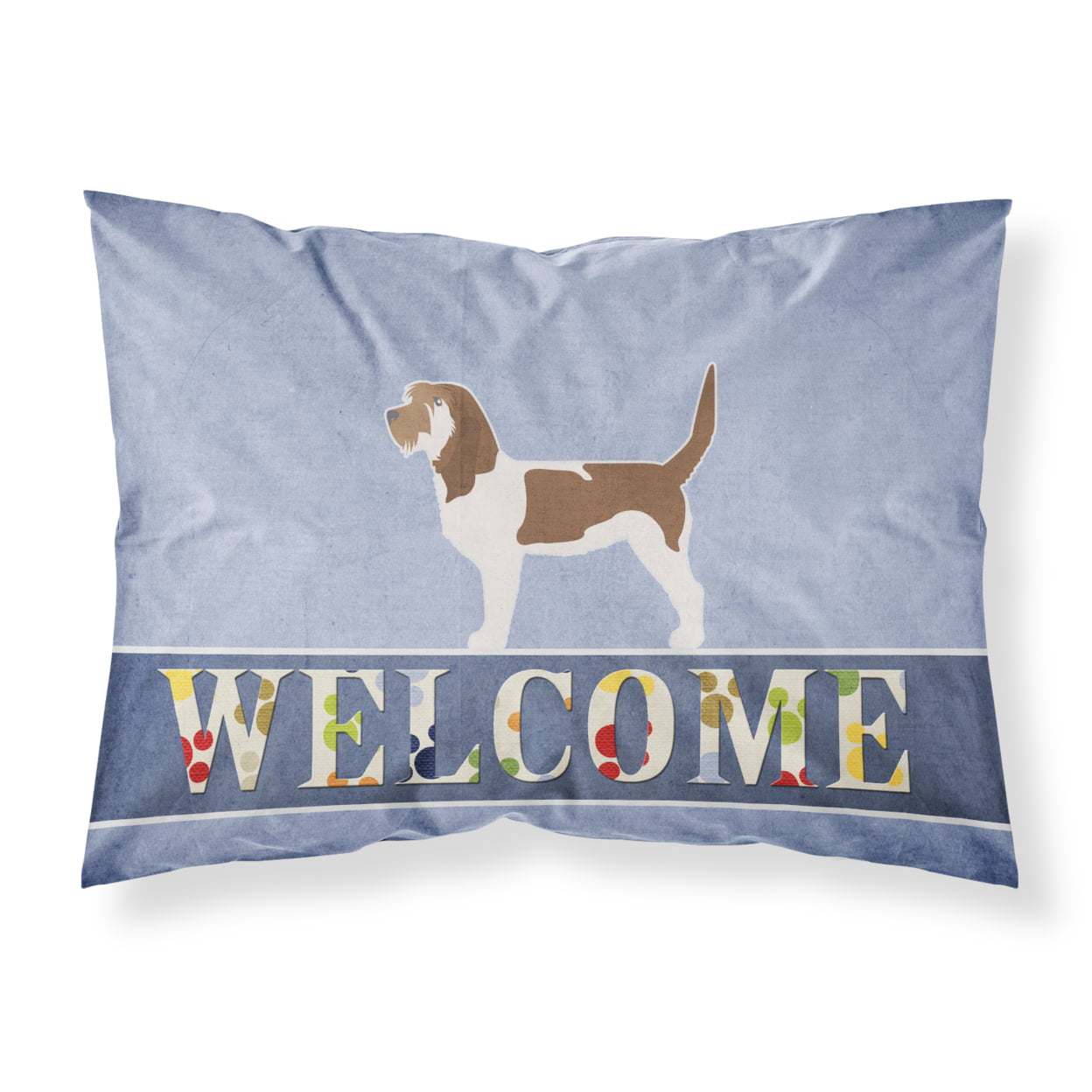 Grand Basset Griffon Vendeen Welcome Fabric Standard Pillowcase