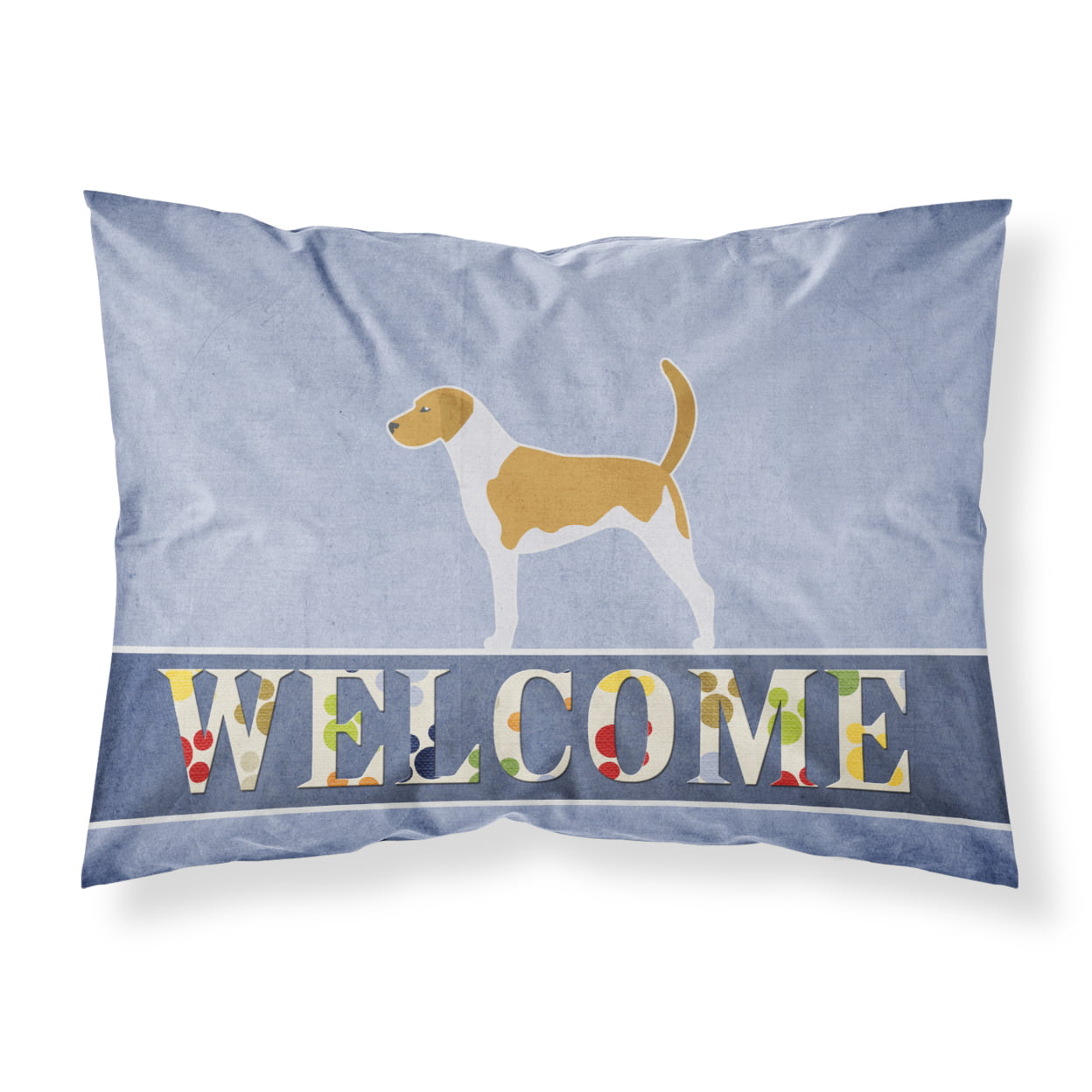 American Foxhound Welcome Fabric Standard Pillowcase
