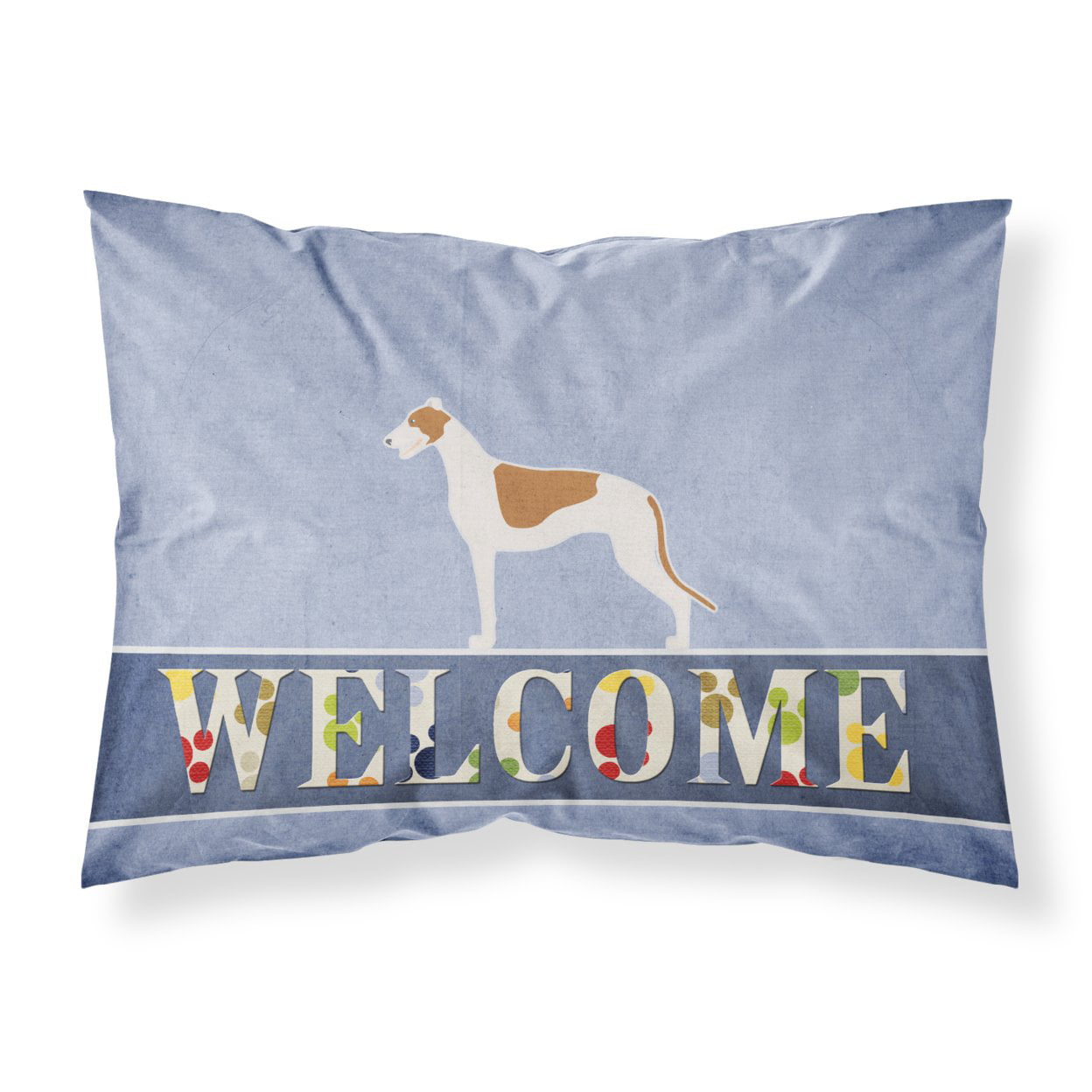 Greyhound Welcome Fabric Standard Pillowcase