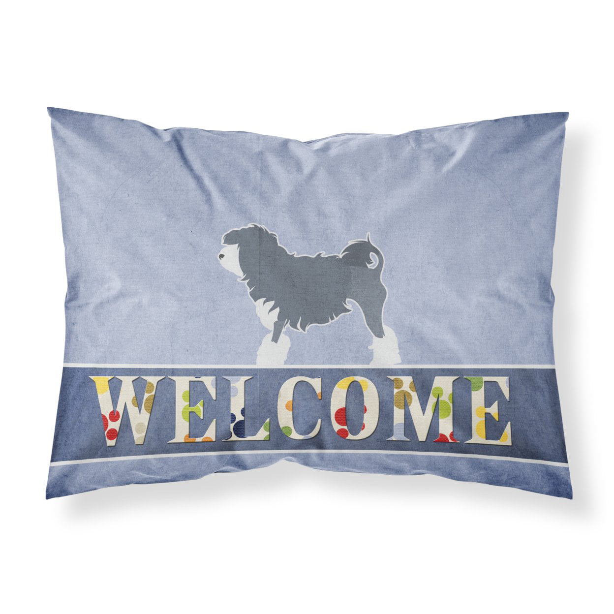 Lowchen Welcome Fabric Standard Pillowcase
