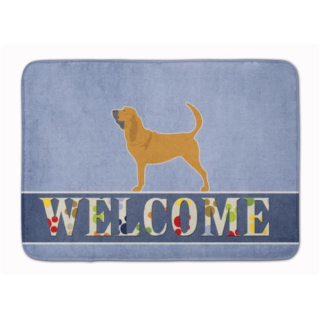 BB5488RUG Bloodhound Welcome Machine Washable Memory Foam Mat