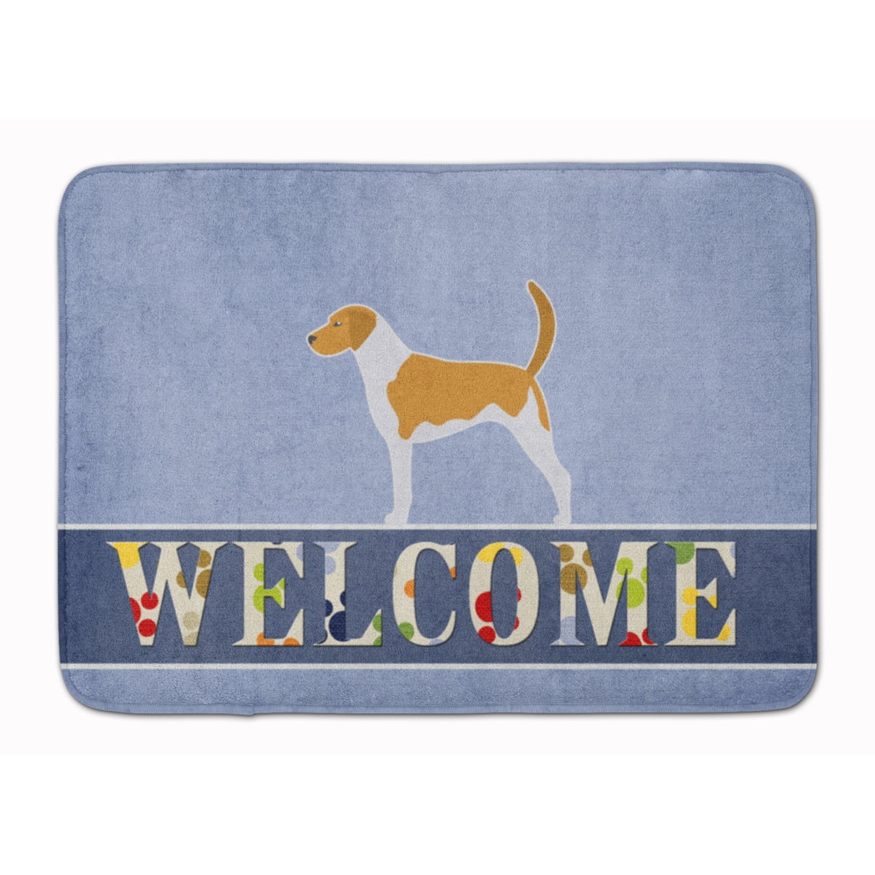 BB5502RUG American Foxhound Welcome Machine Washable Memory Foam Mat