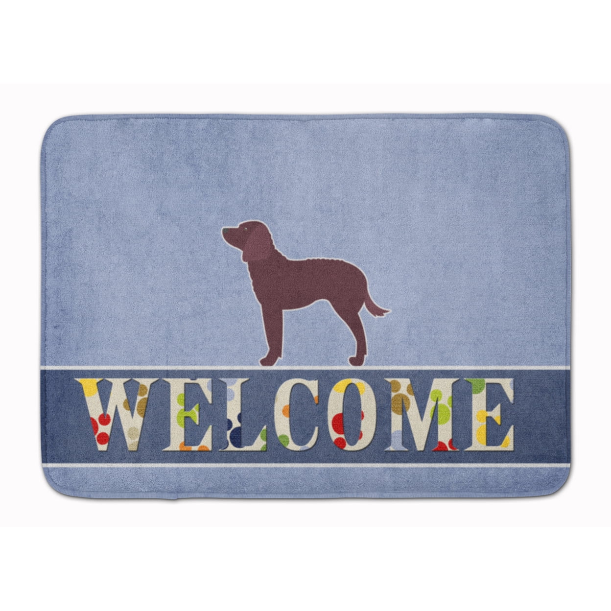BB5505RUG American Water Spaniel Welcome Machine Washable Memory Foam Mat