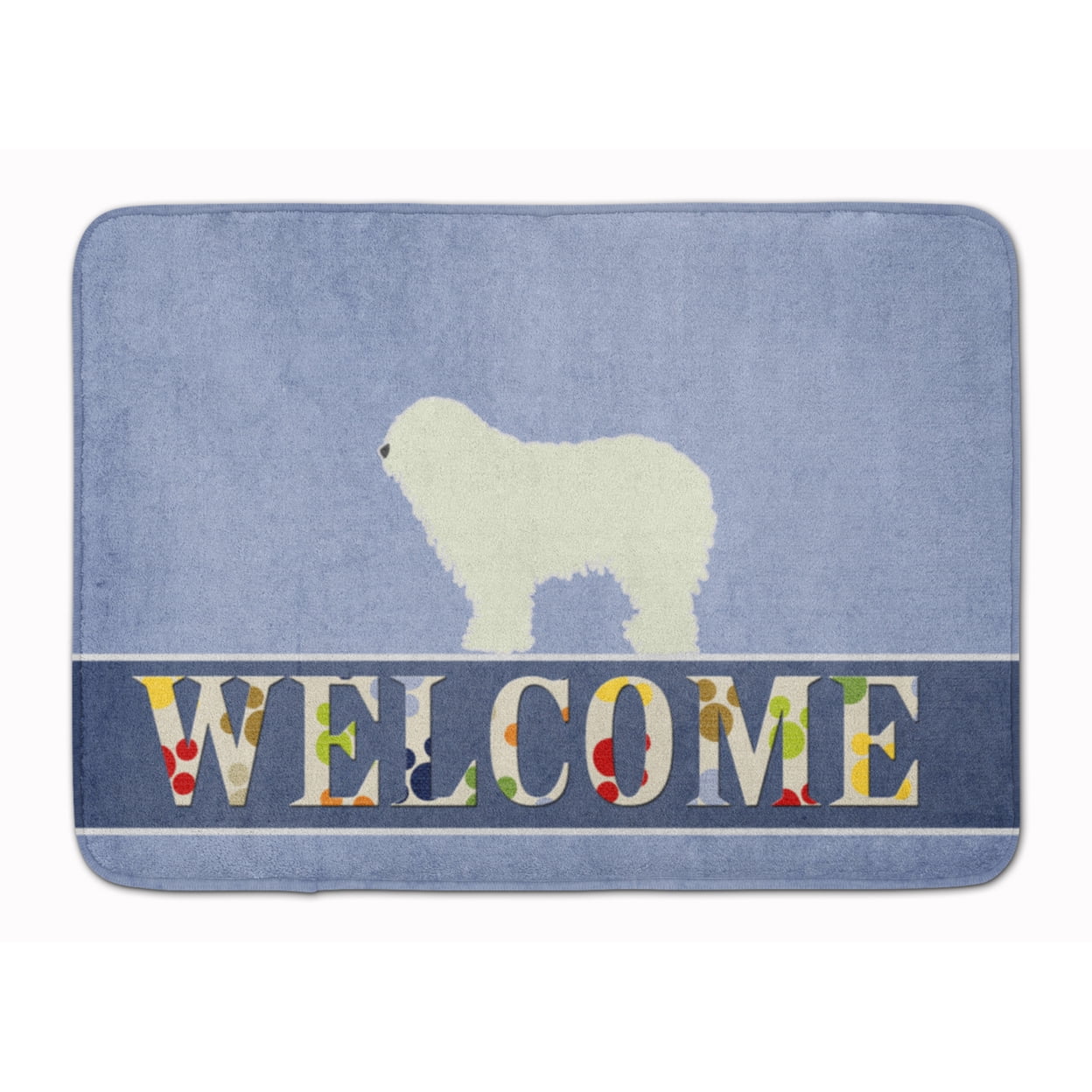 BB5559RUG Komondor Welcome Machine Washable Memory Foam Mat