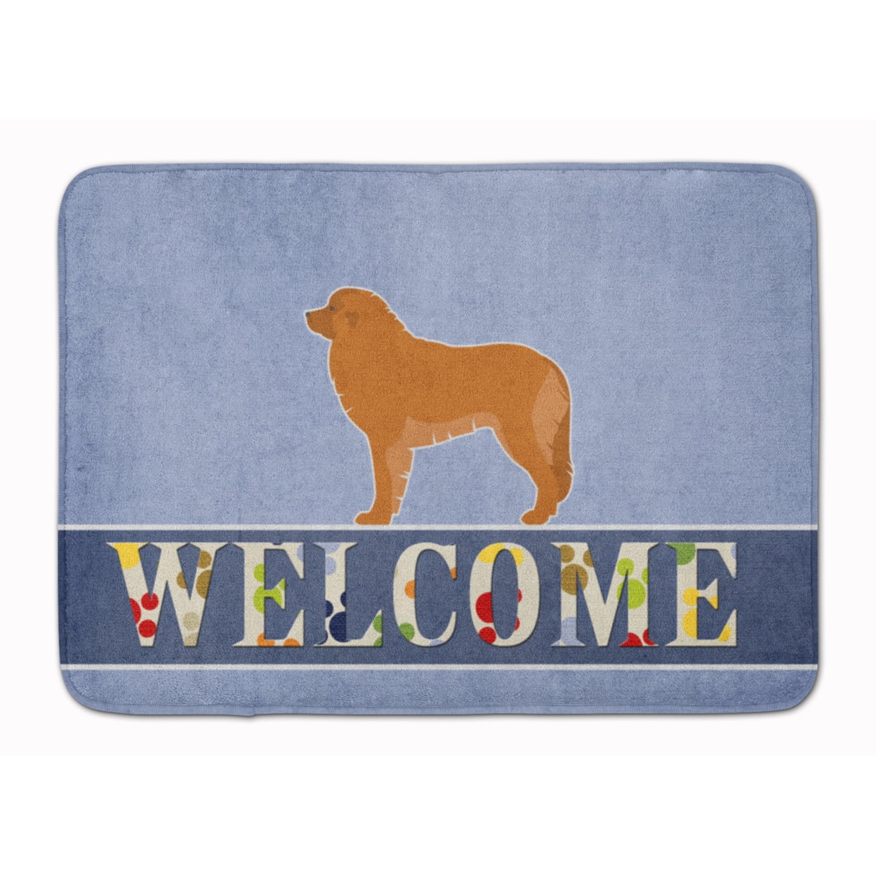 BB5562RUG Leonberger Welcome Machine Washable Memory Foam Mat