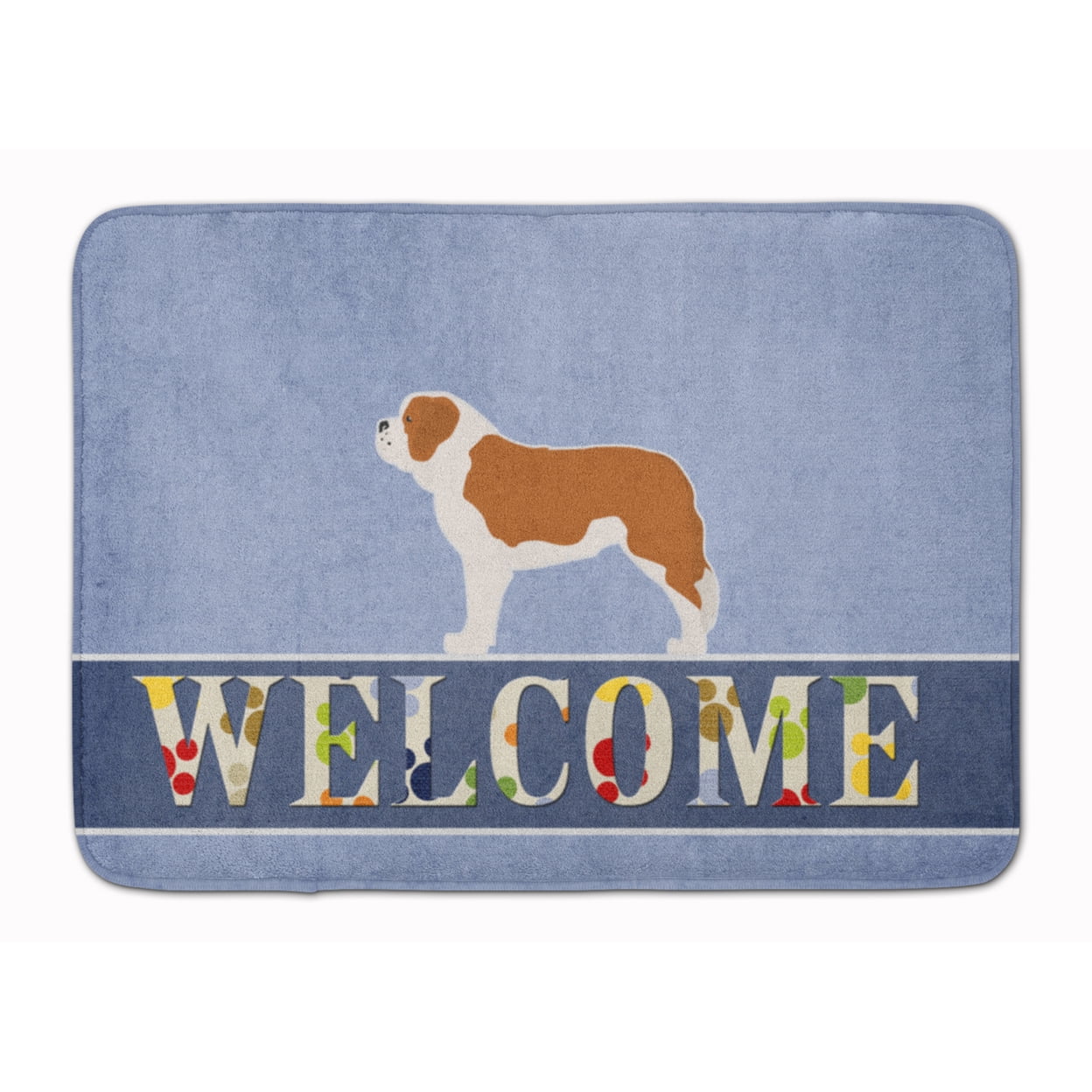 BB5580RUG Saint Bernard Welcome Machine Washable Memory Foam Mat