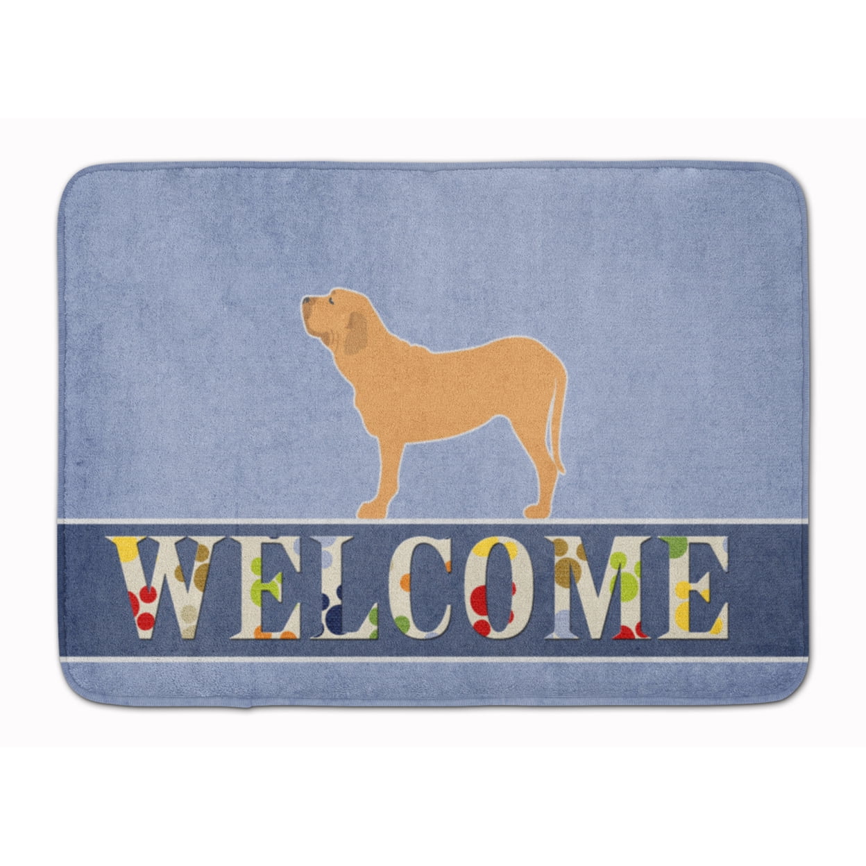 BB5583RUG Fila Brasileiro Welcome Machine Washable Memory Foam Mat