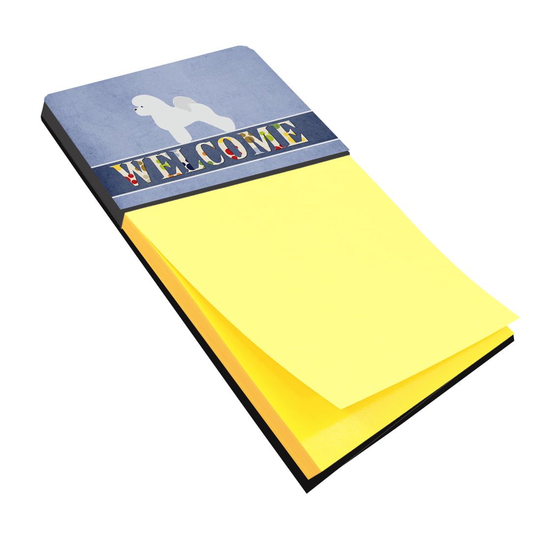 BB5549SN Bichon Frise Welcome Sticky Note Holder