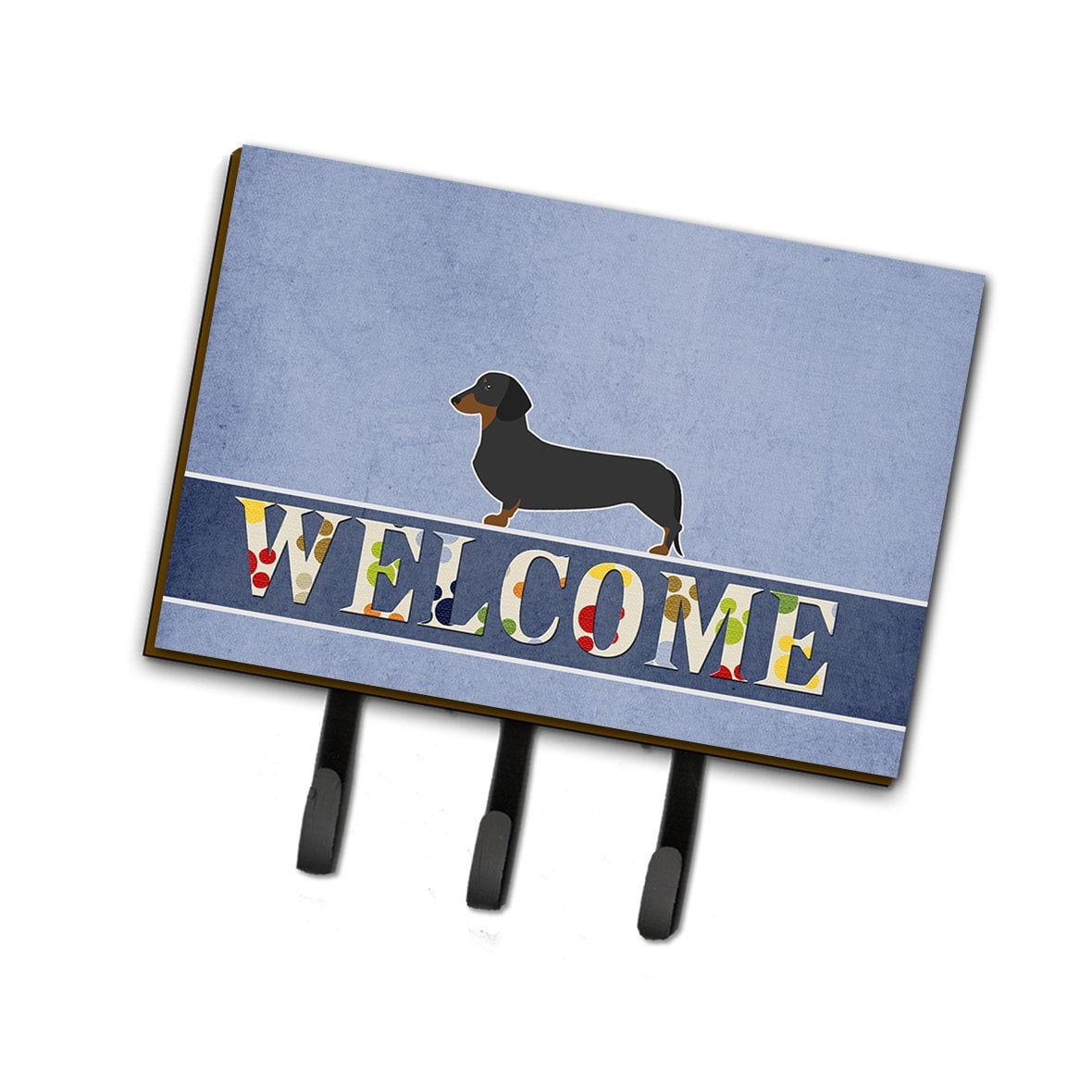 BB5486TH68 Dachshund Welcome Leash or Key Holder