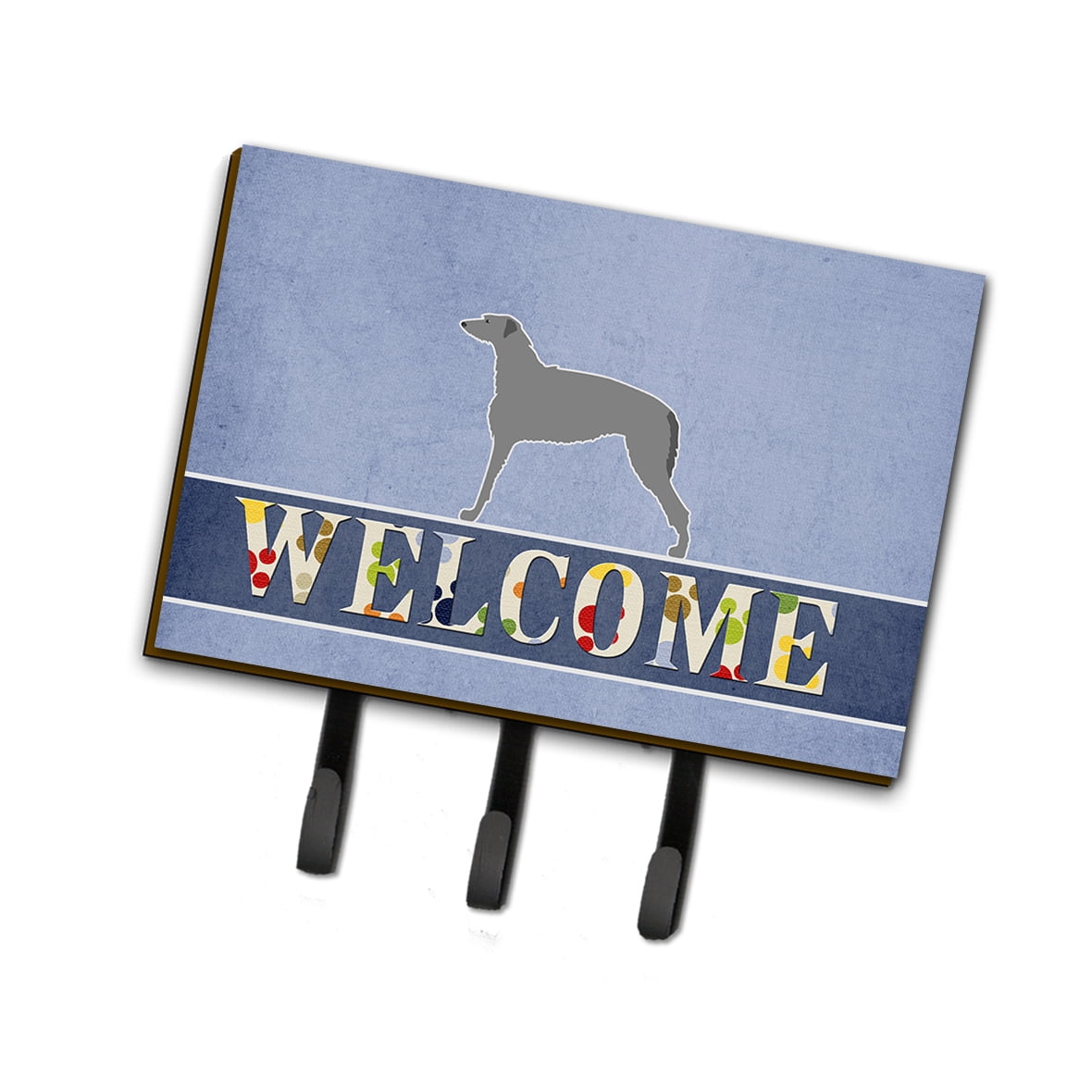 BB5500TH68 Scottish Deerhound Welcome Leash or Key Holder