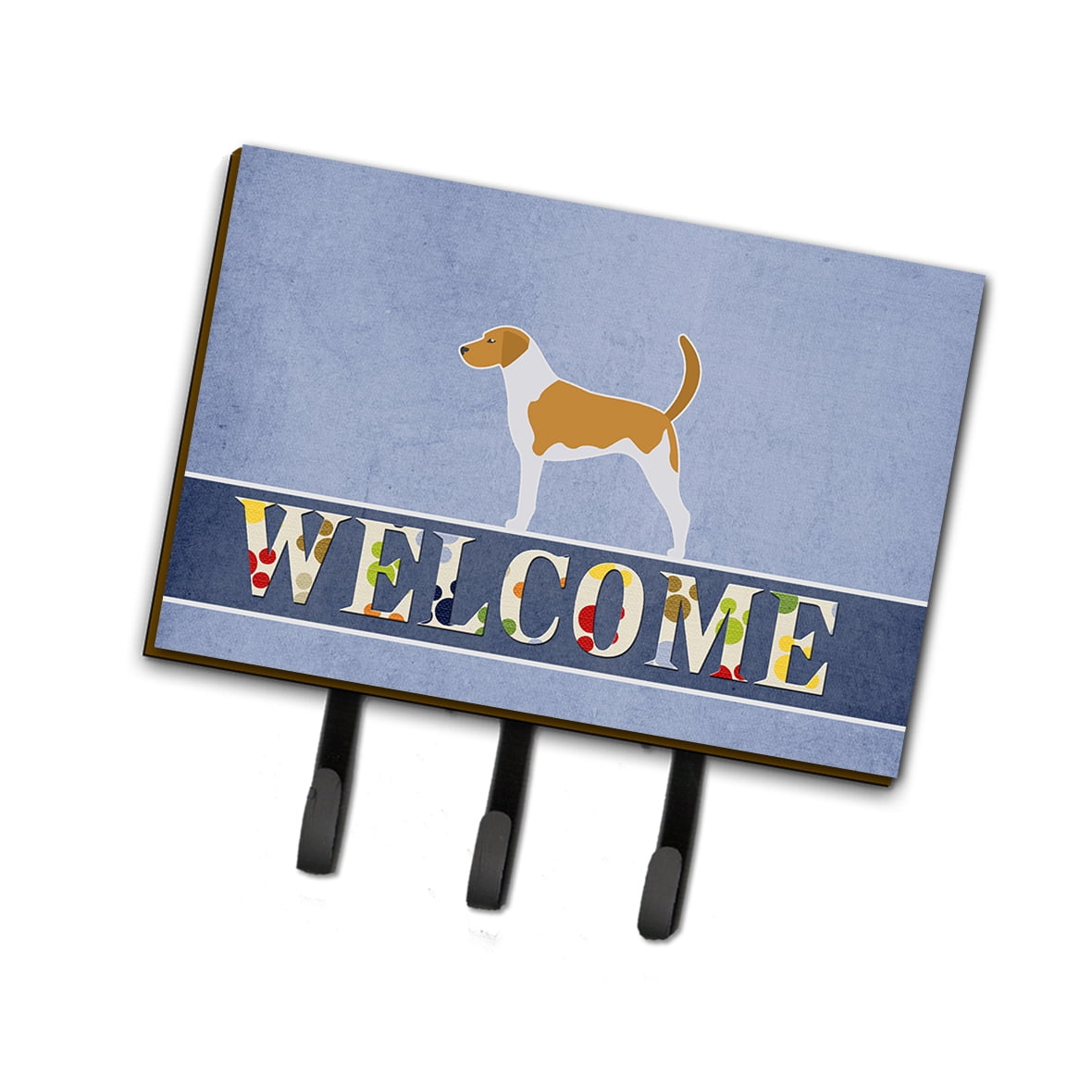 BB5502TH68 American Foxhound Welcome Leash or Key Holder