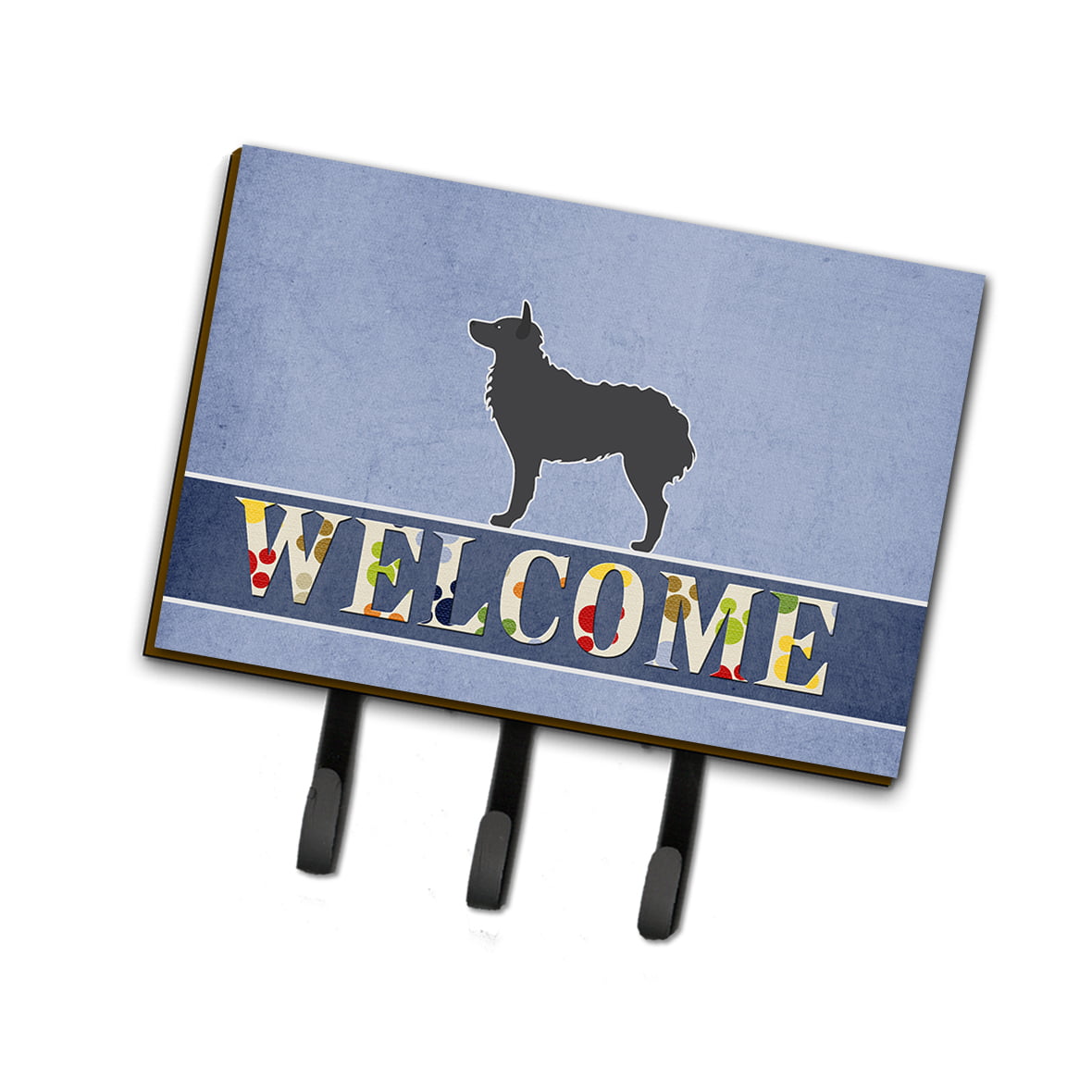 BB5525TH68 Croatian Sheepdog Welcome Leash or Key Holder