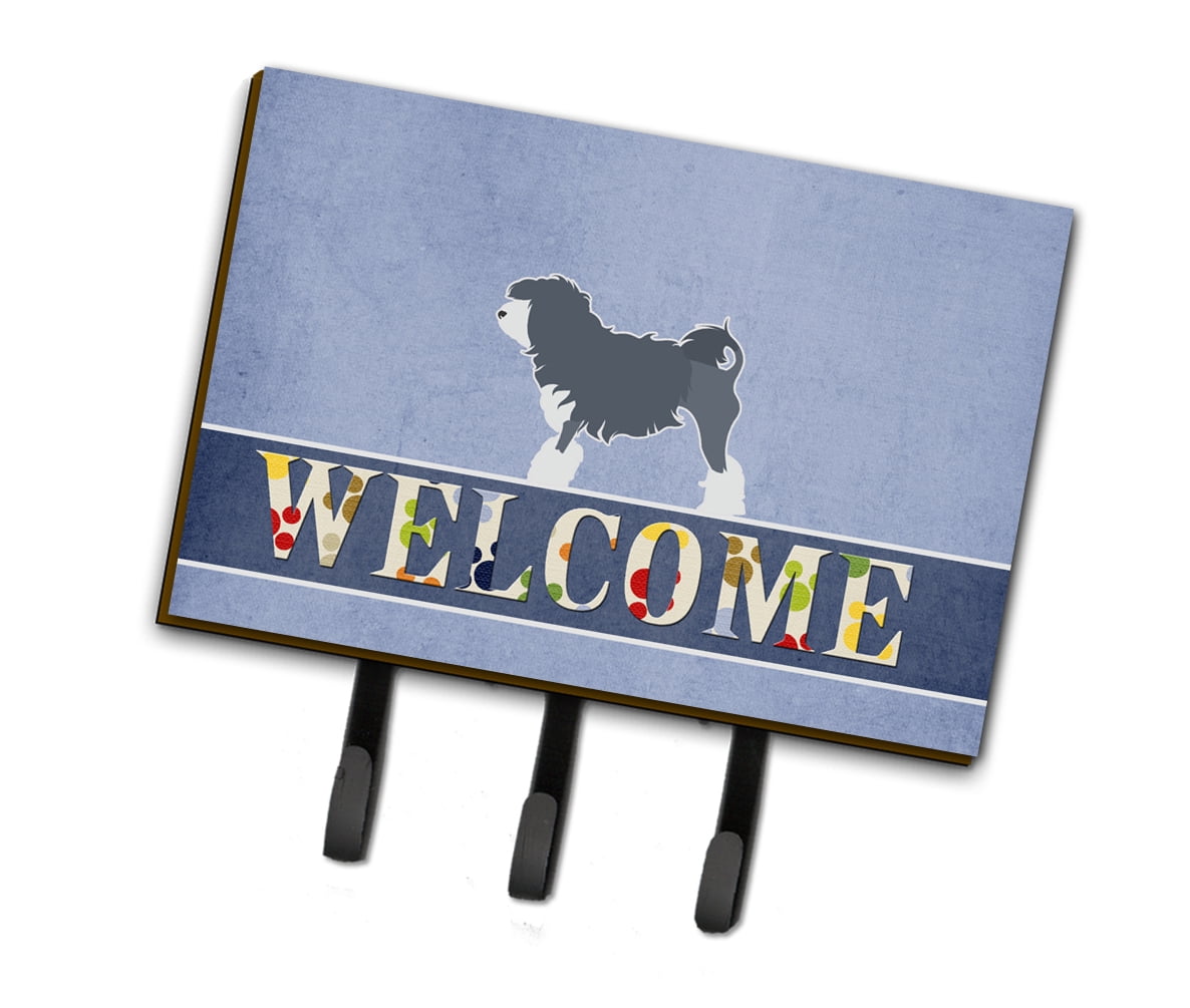 BB5539TH68 Lowchen Welcome Leash or Key Holder