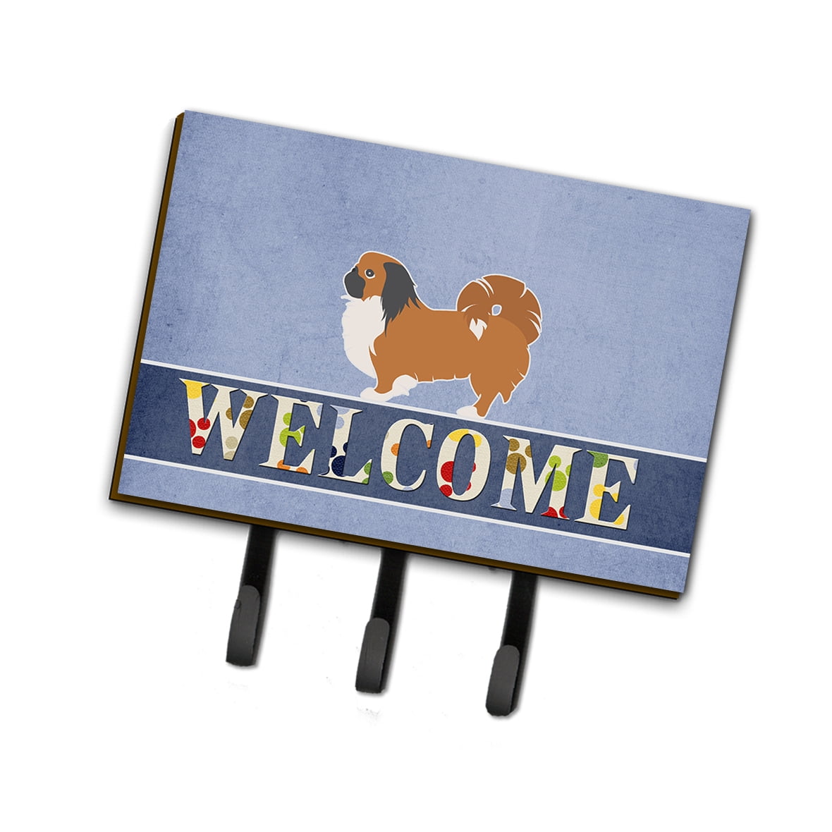 BB5542TH68 Pekingese Welcome Leash or Key Holder
