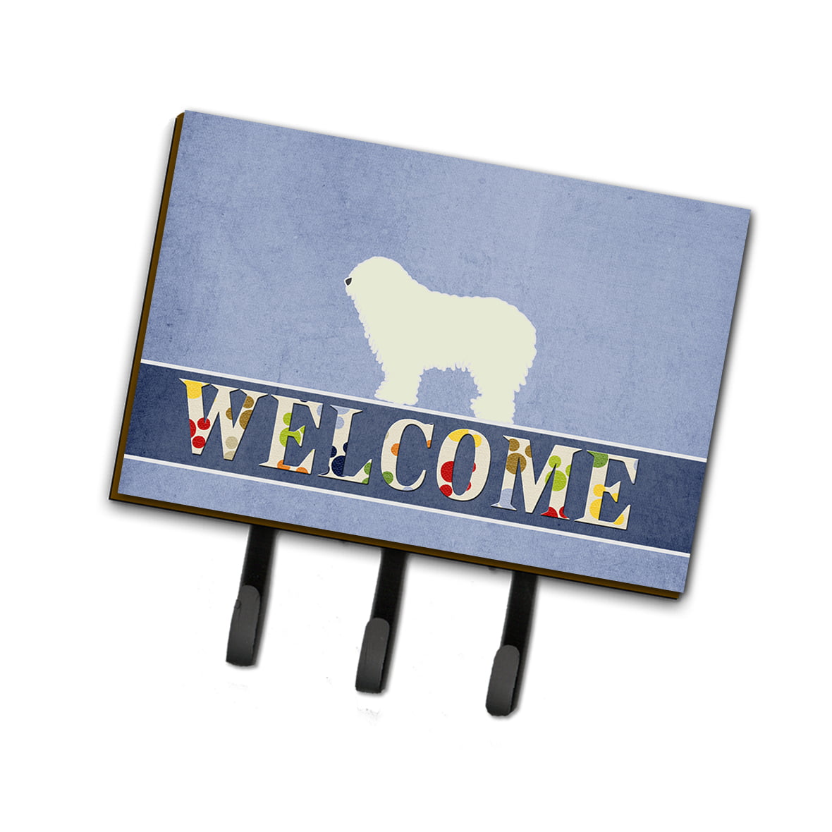 BB5559TH68 Komondor Welcome Leash or Key Holder