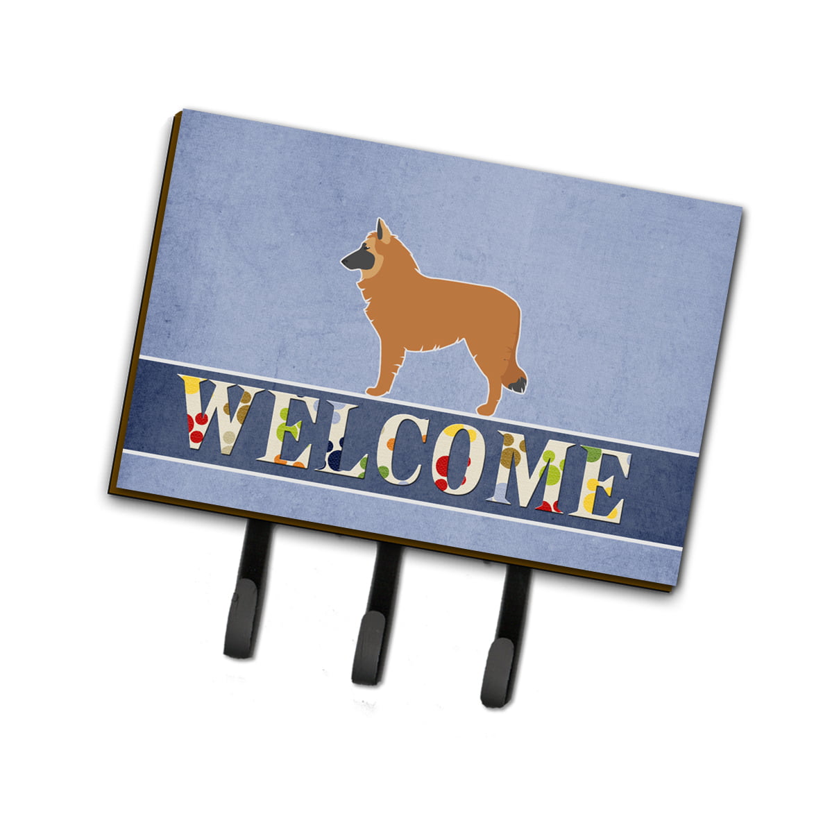 BB5565TH68 Belgian Shepherd Welcome Leash or Key Holder
