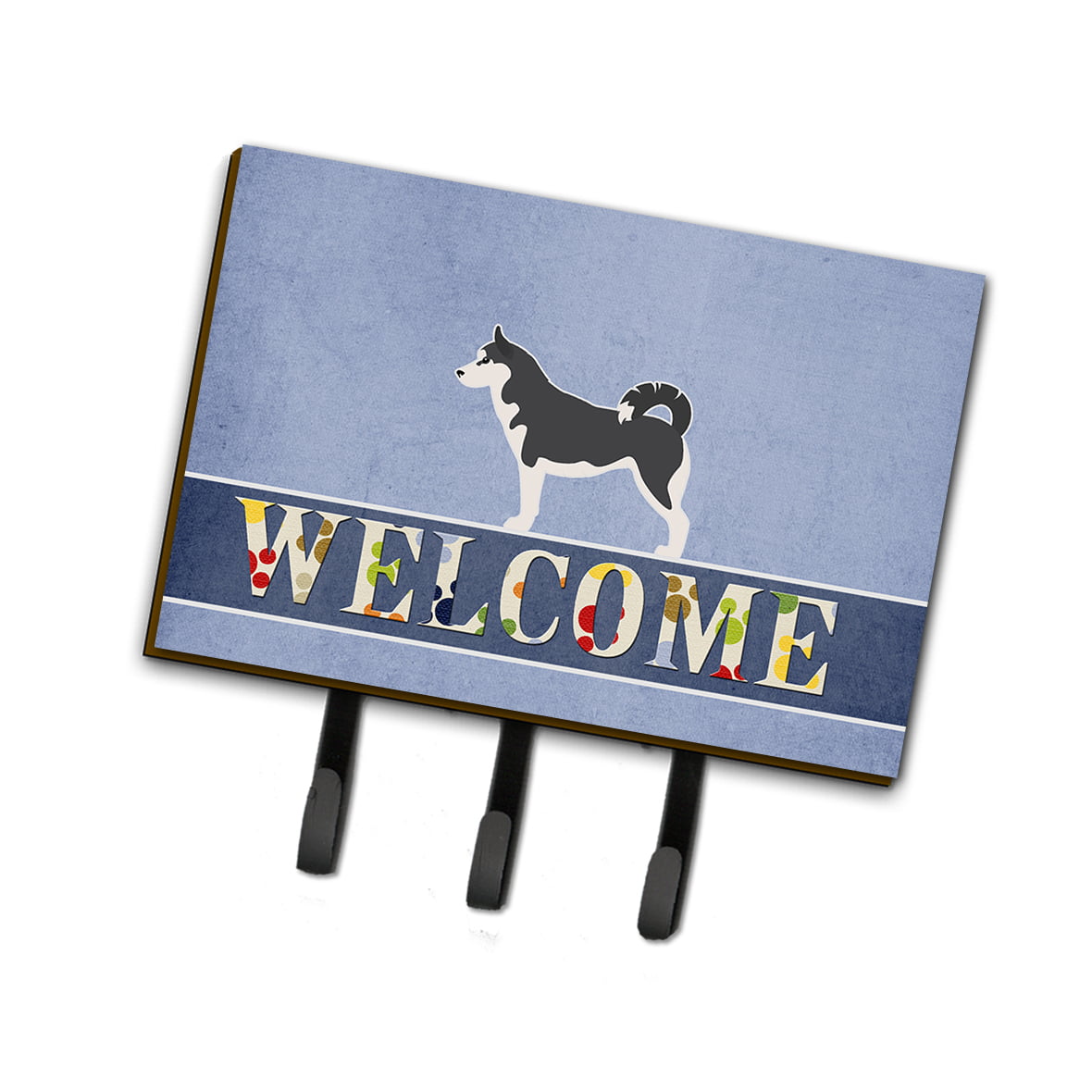 BB5584TH68 Siberian Husky Welcome Leash or Key Holder