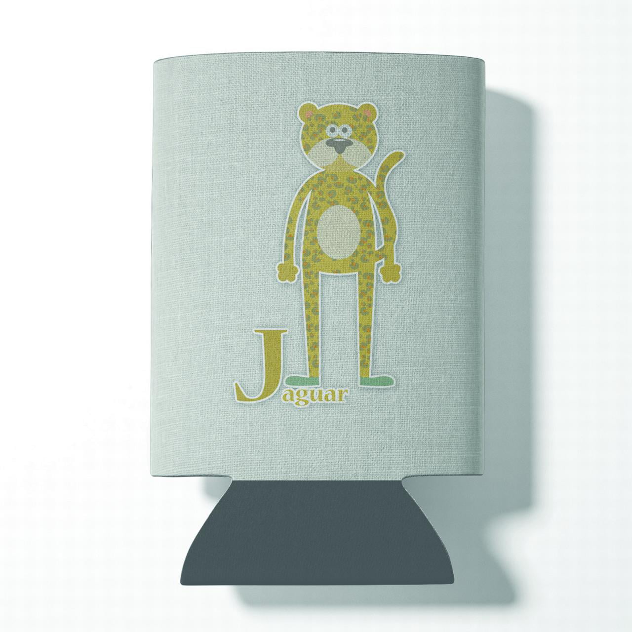 Alphabet J for Jaguar Can or Bottle Hugger
