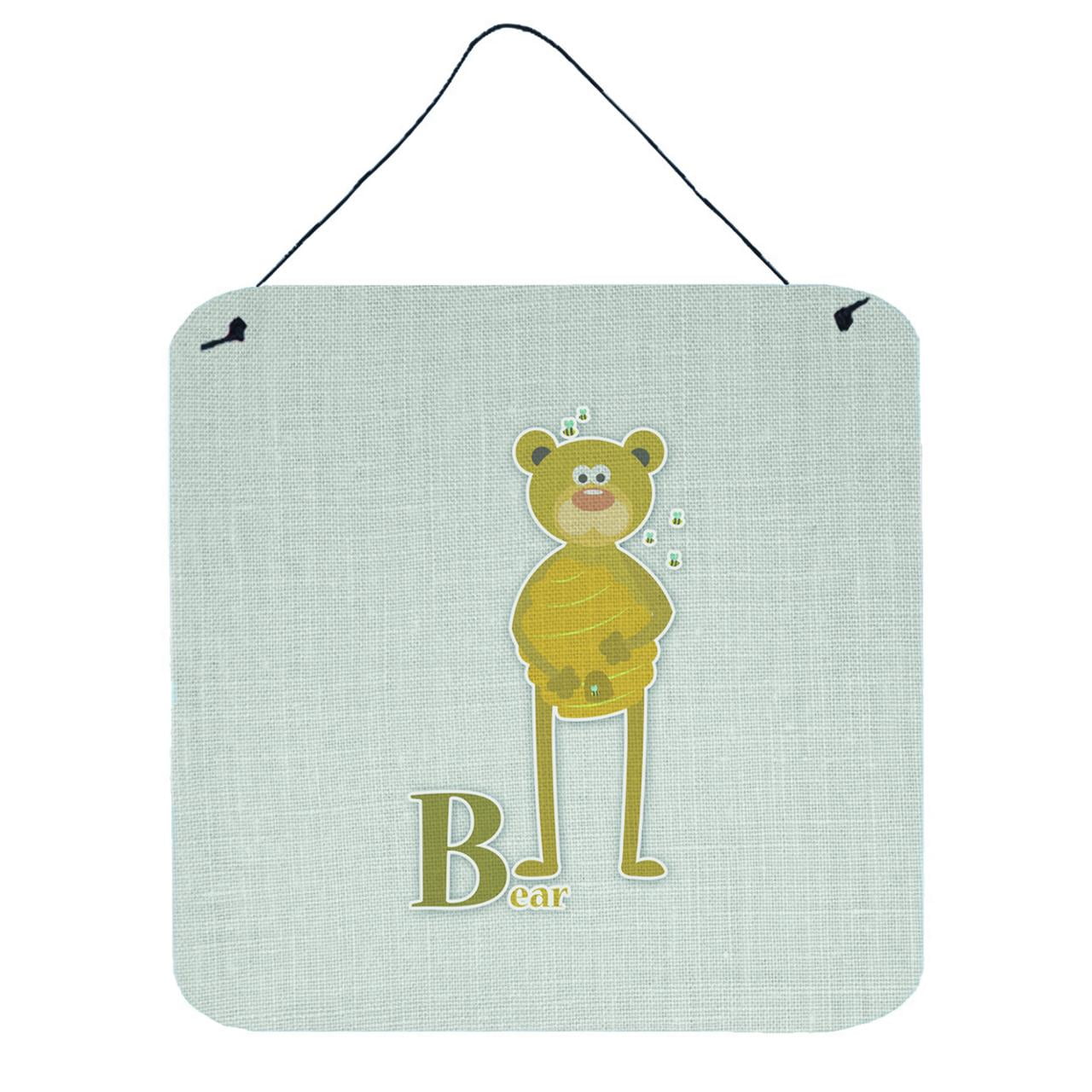 BB5727DS66 Alphabet B for Bear Wall or Door Hanging Prints