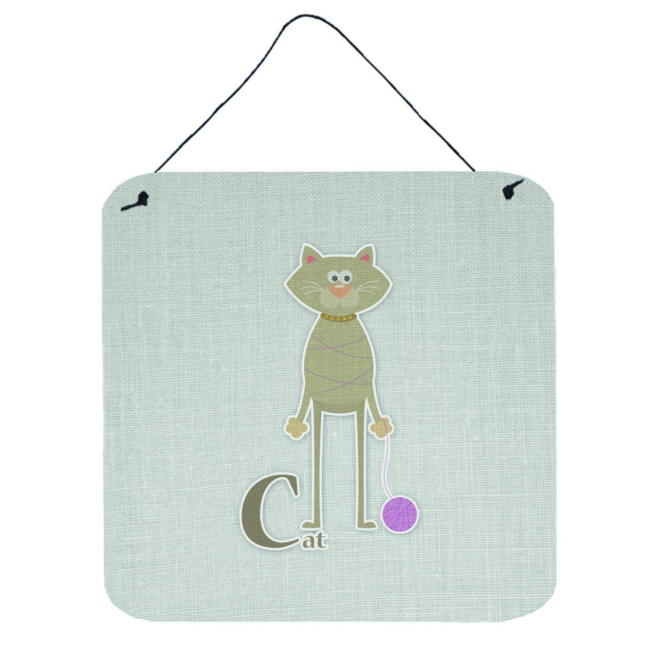 Alphabet C for Cat Wall or Door Hanging Prints