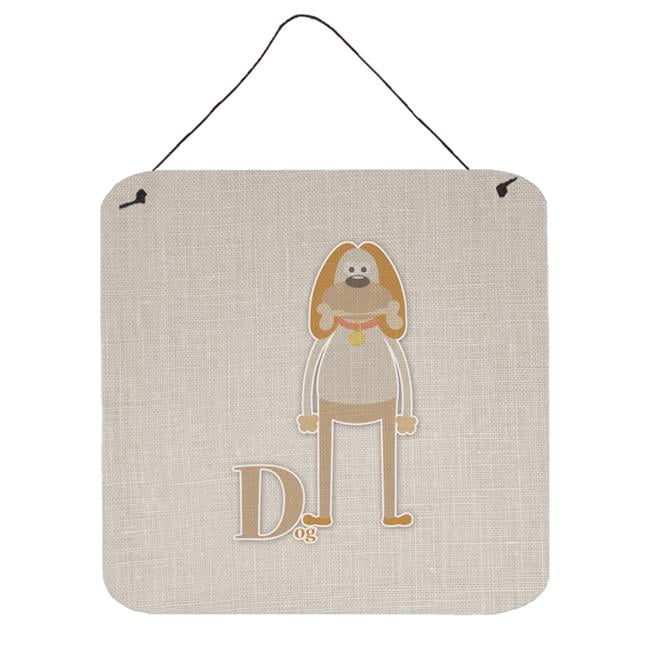 Alphabet D for Dog Wall or Door Hanging Prints