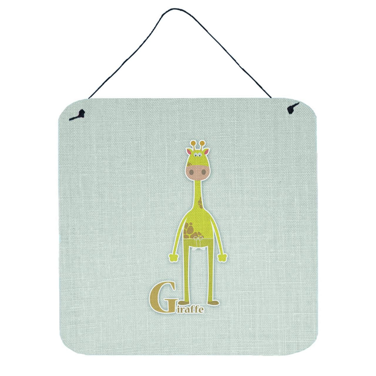 BB5732DS66 Alphabet G for Giraffe Wall or Door Hanging Prints