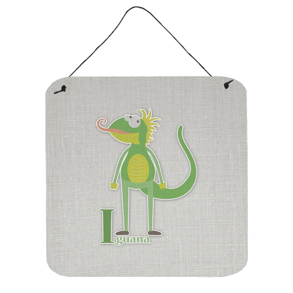 Alphabet I for Iguana Wall or Door Hanging Prints