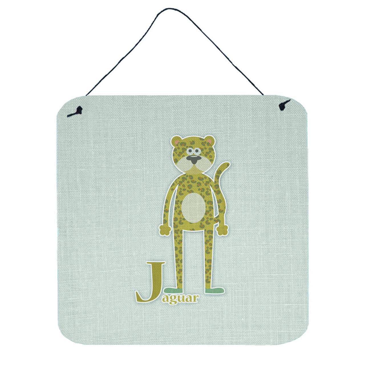 Alphabet J for Jaguar Wall or Door Hanging Prints