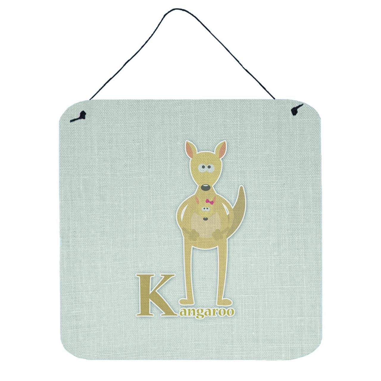 BB5736DS66 Alphabet K for Kangaroo Wall or Door Hanging Prints