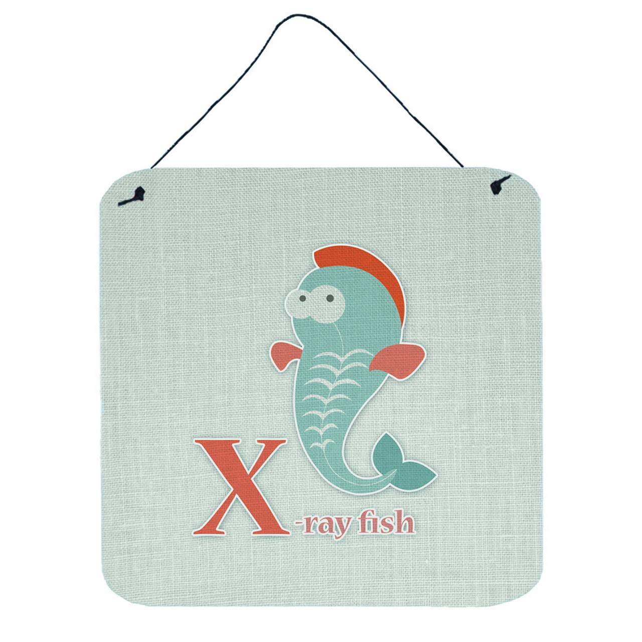 BB5749DS66 Alphabet X for Xray Fish Wall or Door Hanging Prints