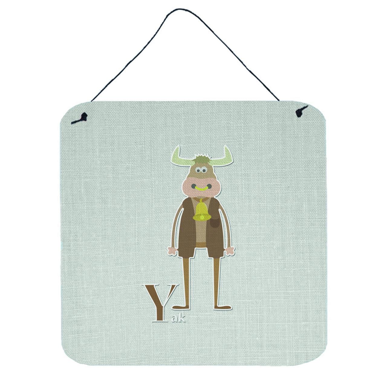 Alphabet Y for Yak Wall or Door Hanging Prints