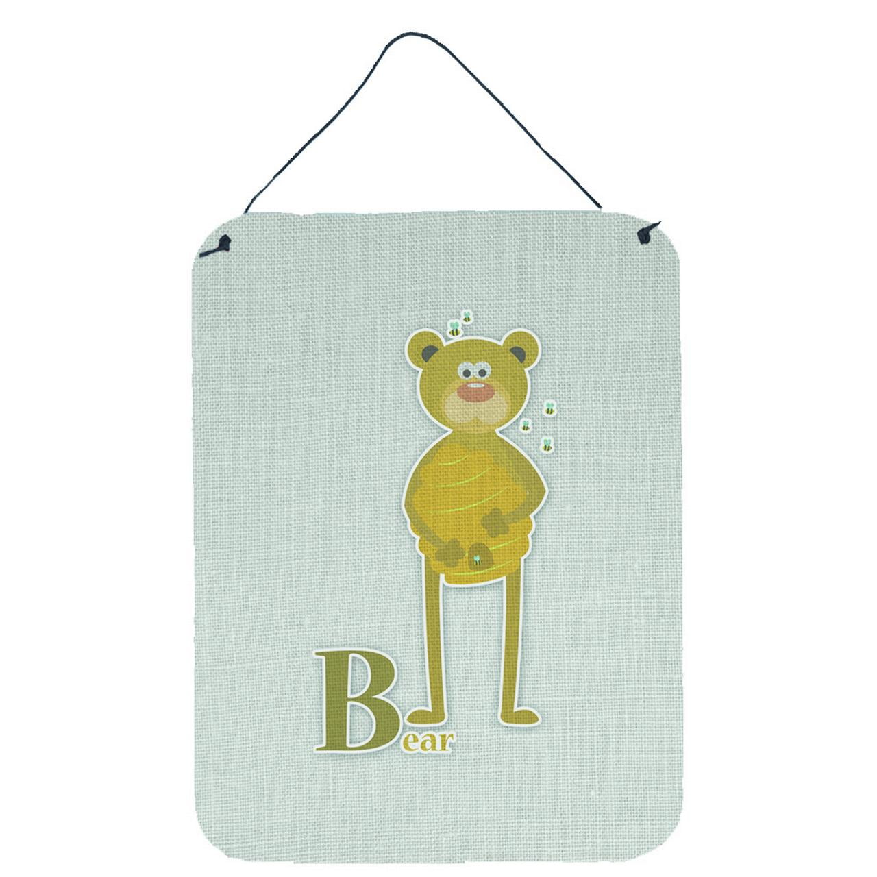 Alphabet B for Bear Wall or Door Hanging Prints