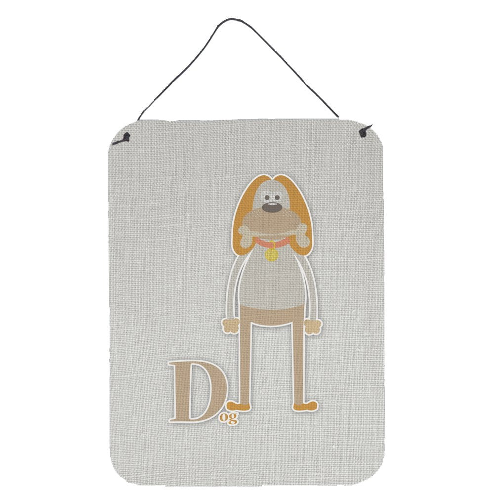 Alphabet D for Dog Wall or Door Hanging Prints