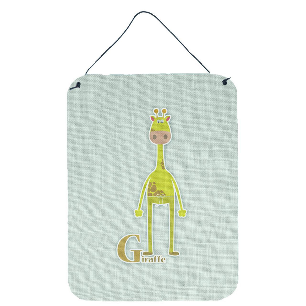 Alphabet G for Giraffe Wall or Door Hanging Prints