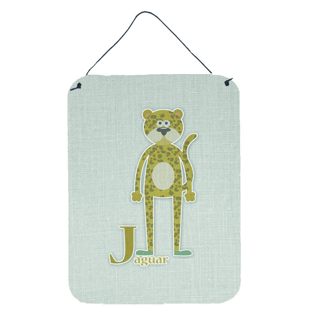 Alphabet J for Jaguar Wall or Door Hanging Prints
