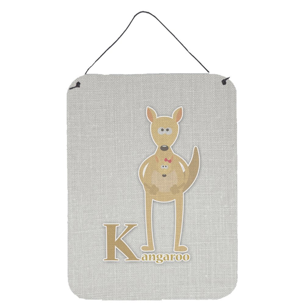 Alphabet K for Kangaroo Wall or Door Hanging Prints