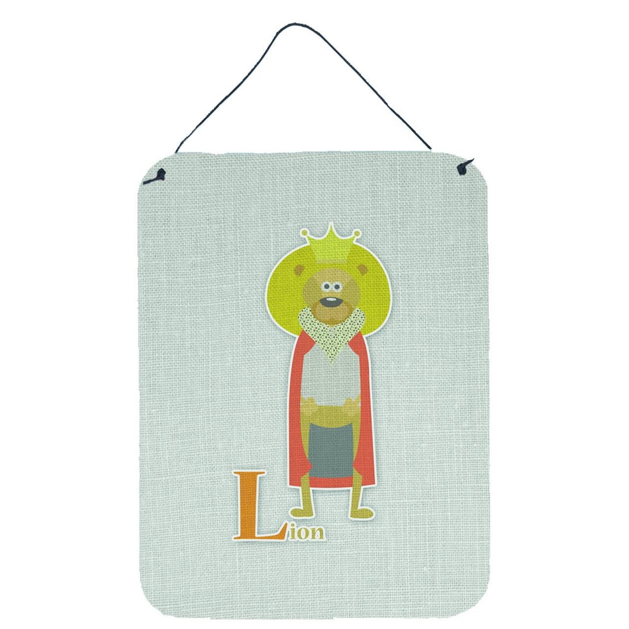 Alphabet L for Lion Wall or Door Hanging Prints