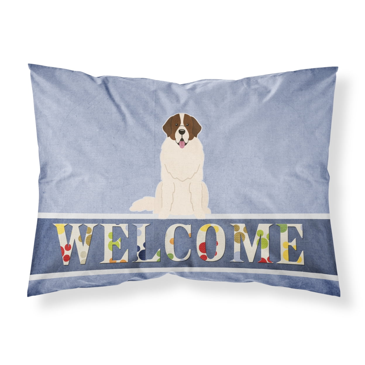 BB5608PILLOWCASE Moscow Watchdog Welcome Fabric Standard Pillowcase