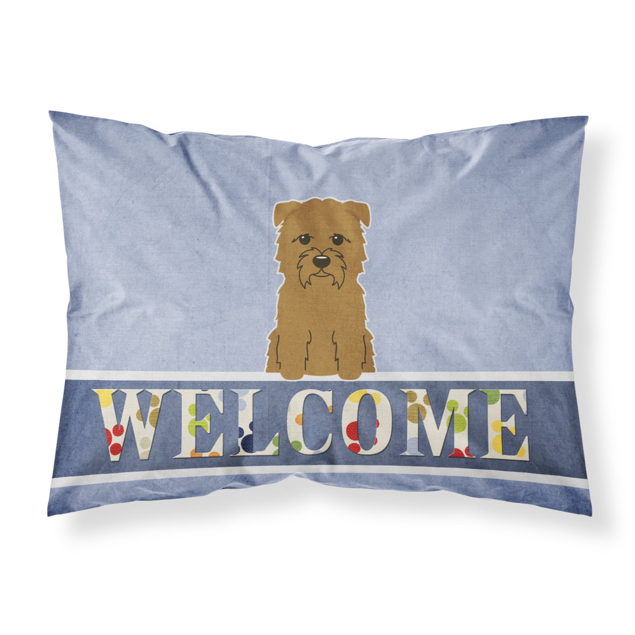 Glen of Imal Tan Welcome Fabric Standard Pillowcase