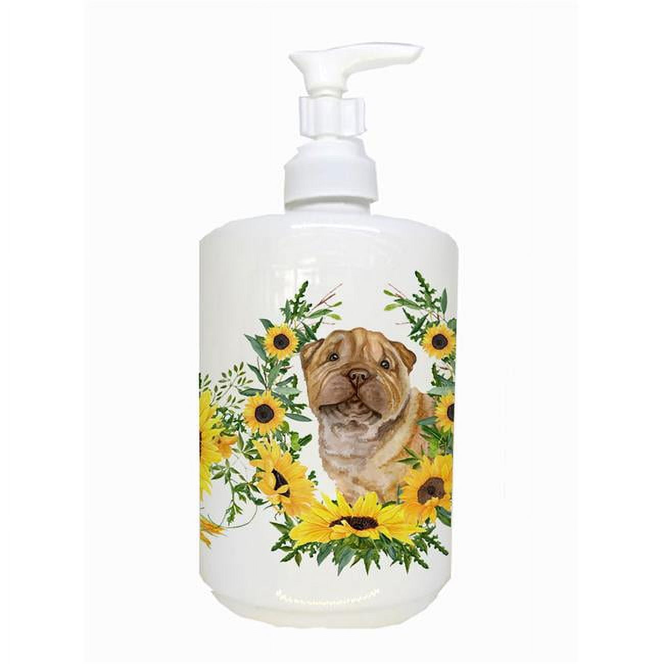 Shar Pei Puppy Ceramic Soap Dispenser