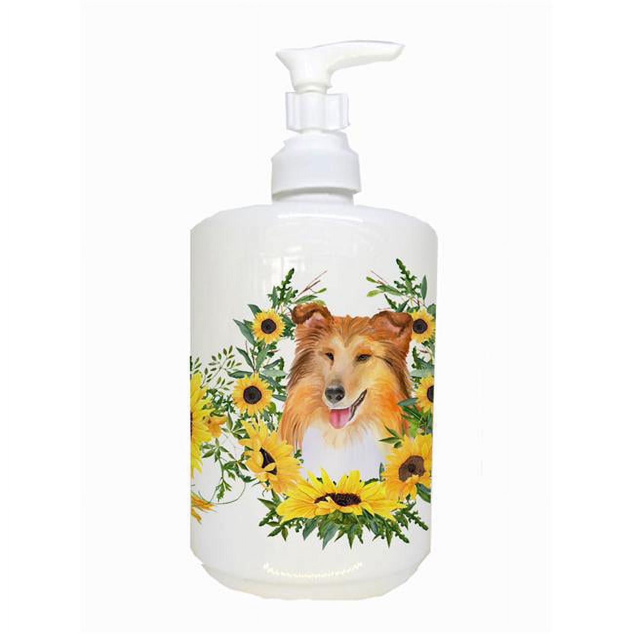 CK2912SOAP Sheltie Ceramic Soap Dispenser