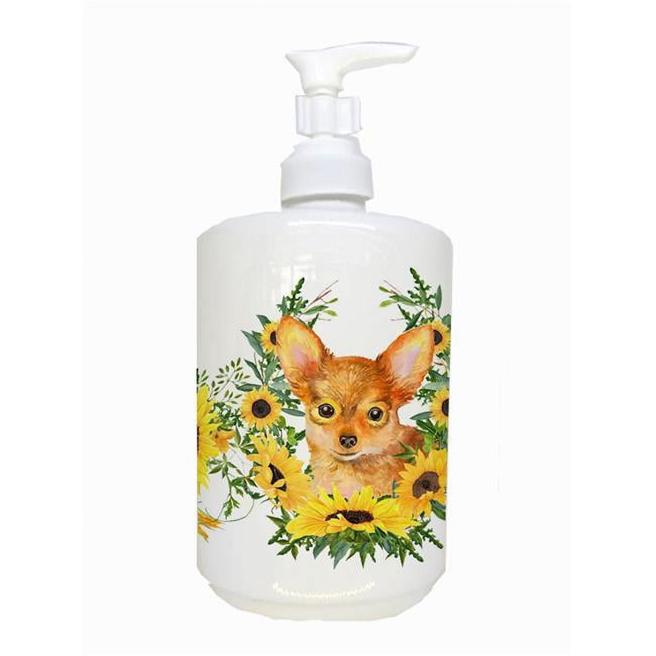 CK2914SOAP Toy Terrier Ceramic Soap Dispenser