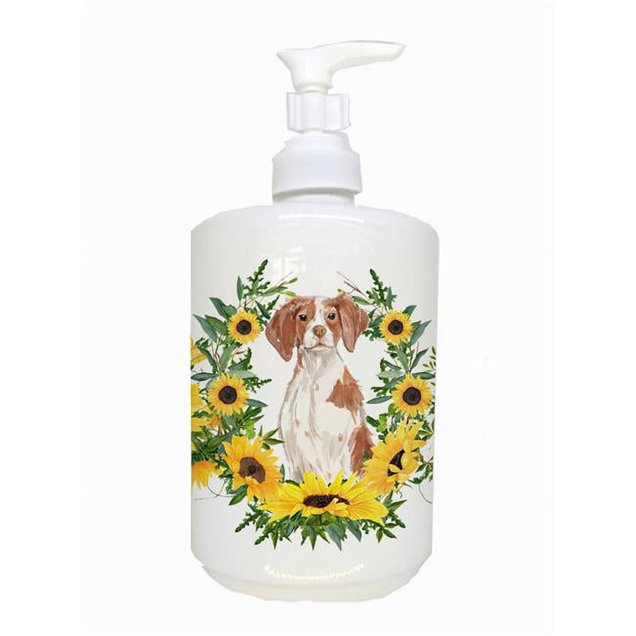 CK2922SOAP Brittany Spaniel Ceramic Soap Dispenser