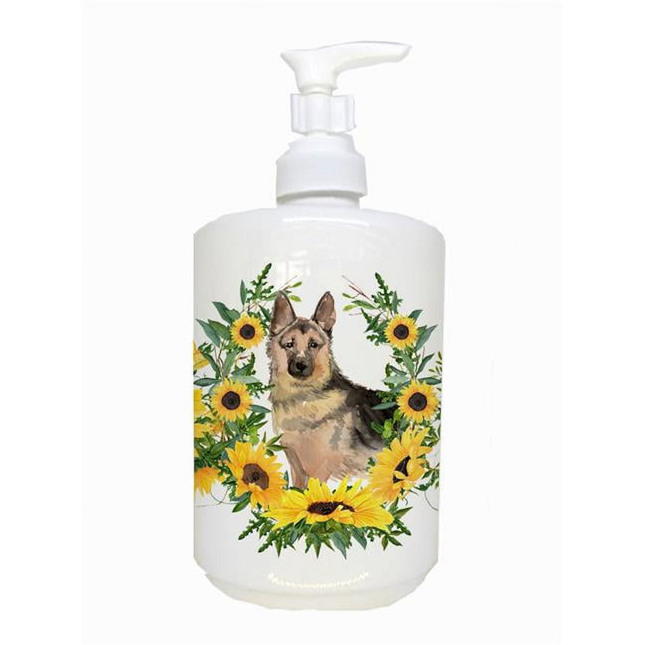 CK2939SOAP German Shepherd Ceramic Soap Dispenser