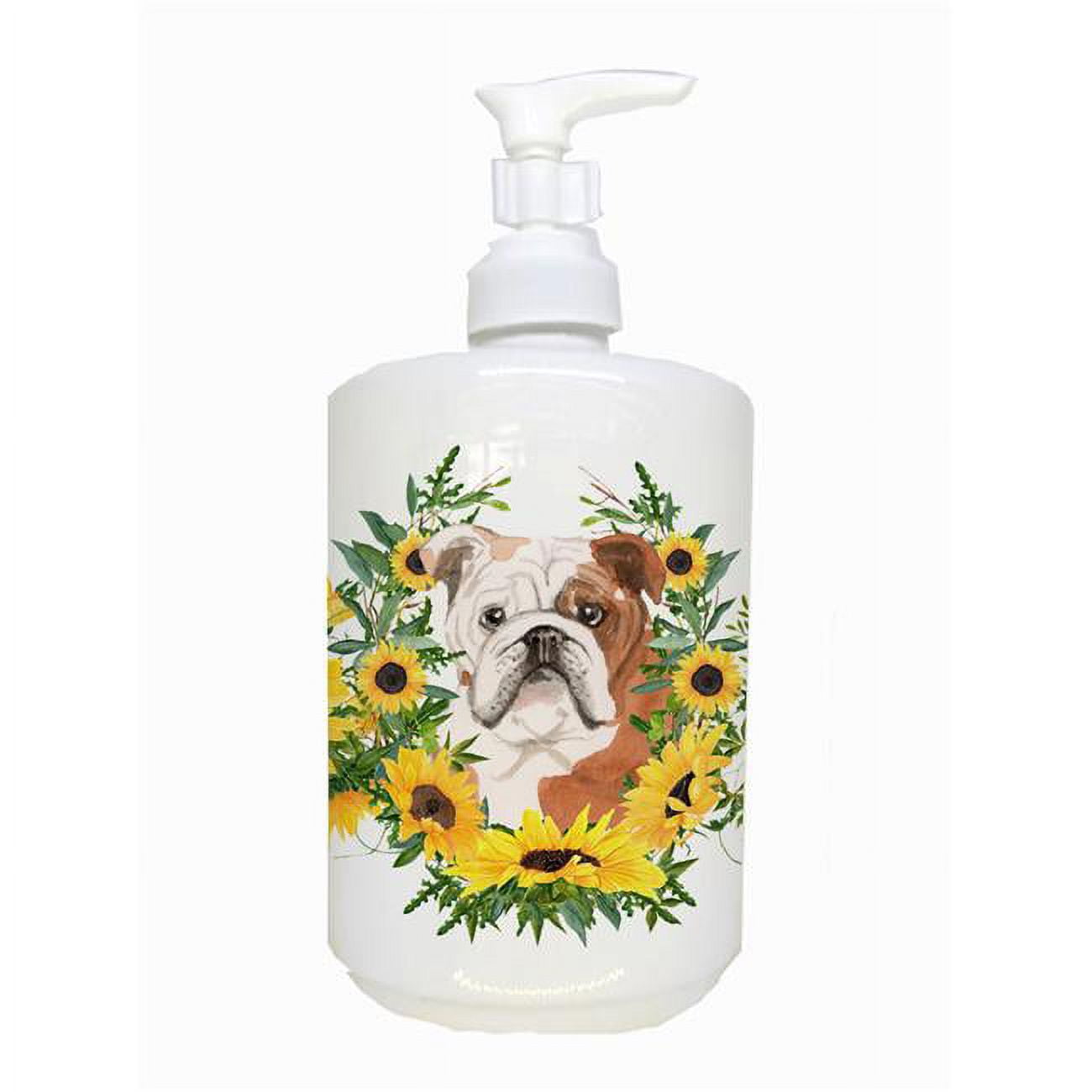 CK2941SOAP English Bulldog Ceramic Soap Dispenser