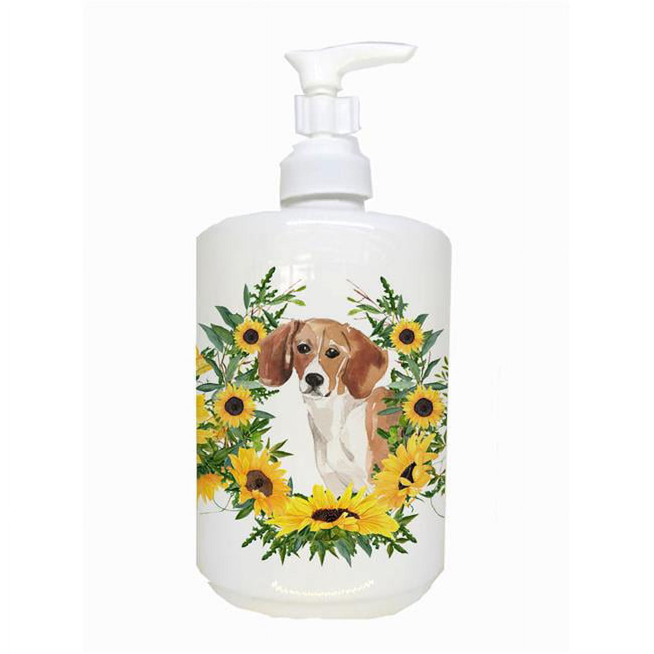 CK2952SOAP Beagle Ceramic Soap Dispenser