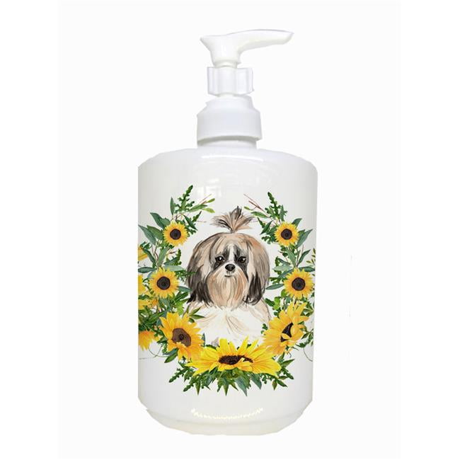 CK2961SOAP Shih Tzu Ceramic Soap Dispenser