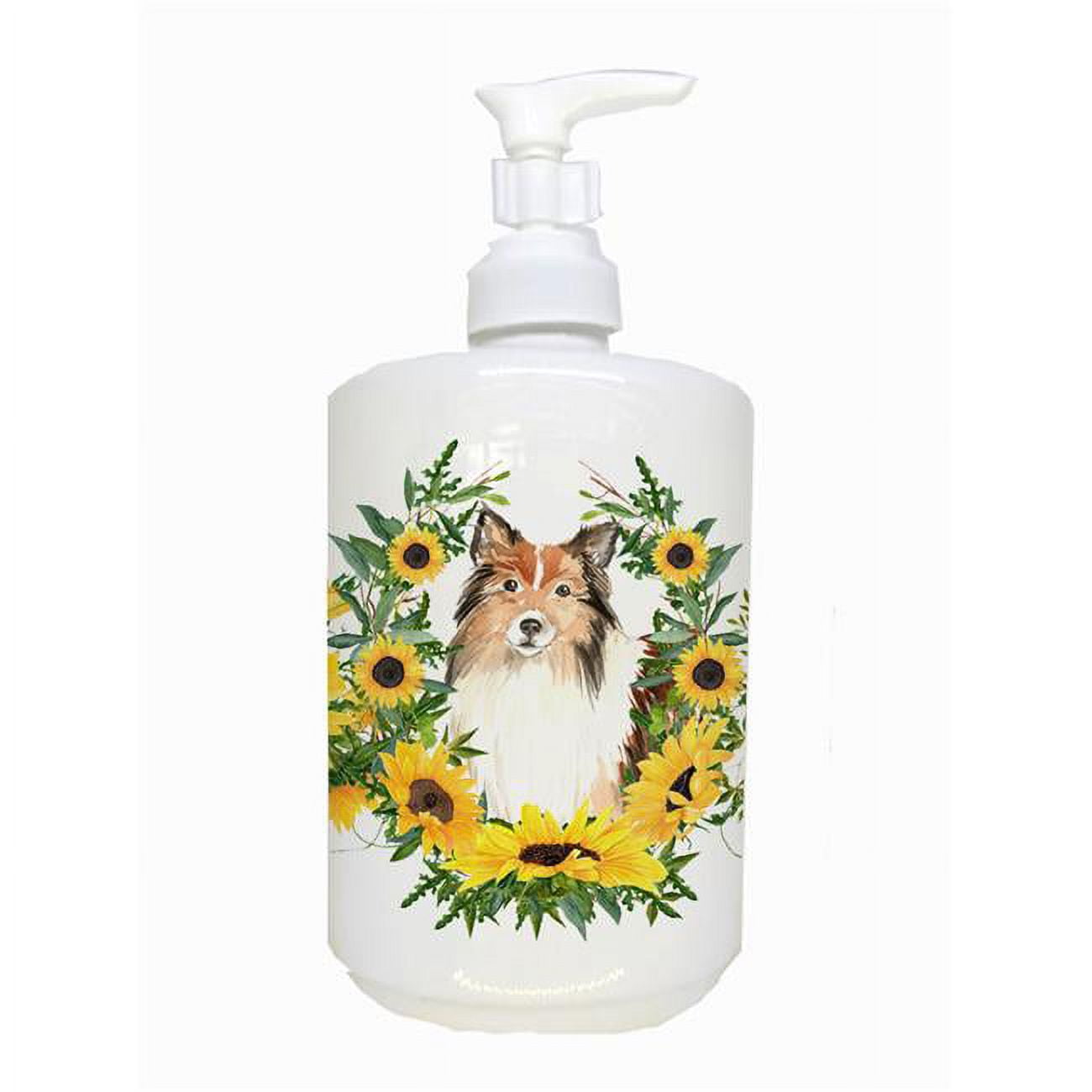 CK2962SOAP Sheltie Ceramic Soap Dispenser
