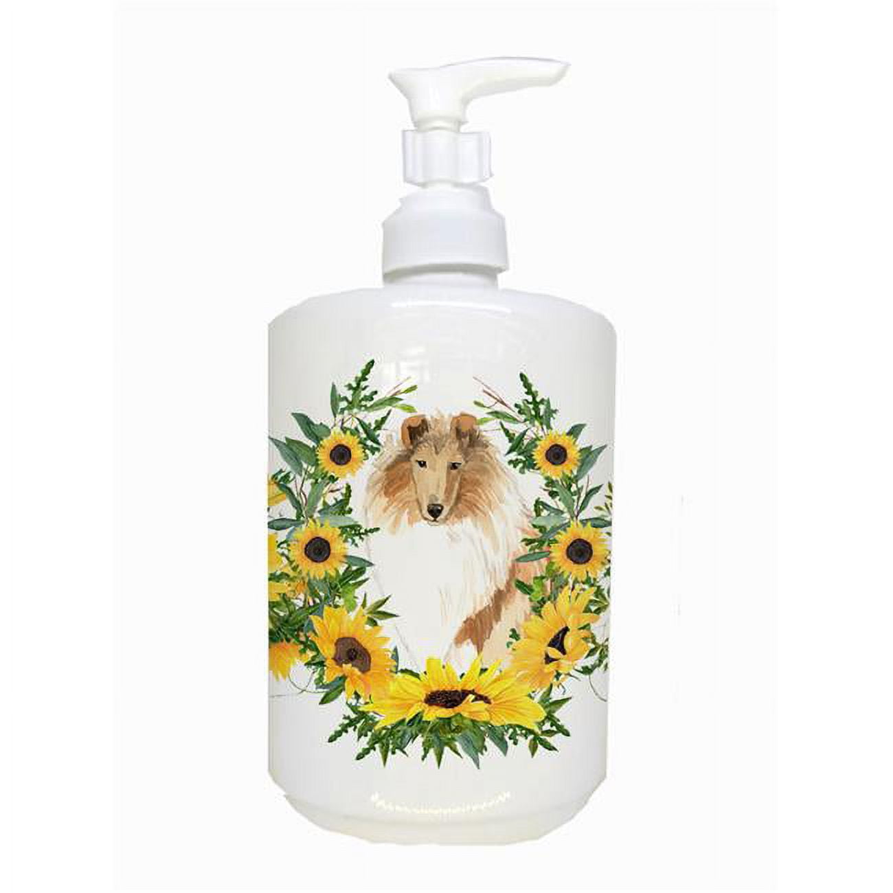 CK2965SOAP Collie Ceramic Soap Dispenser