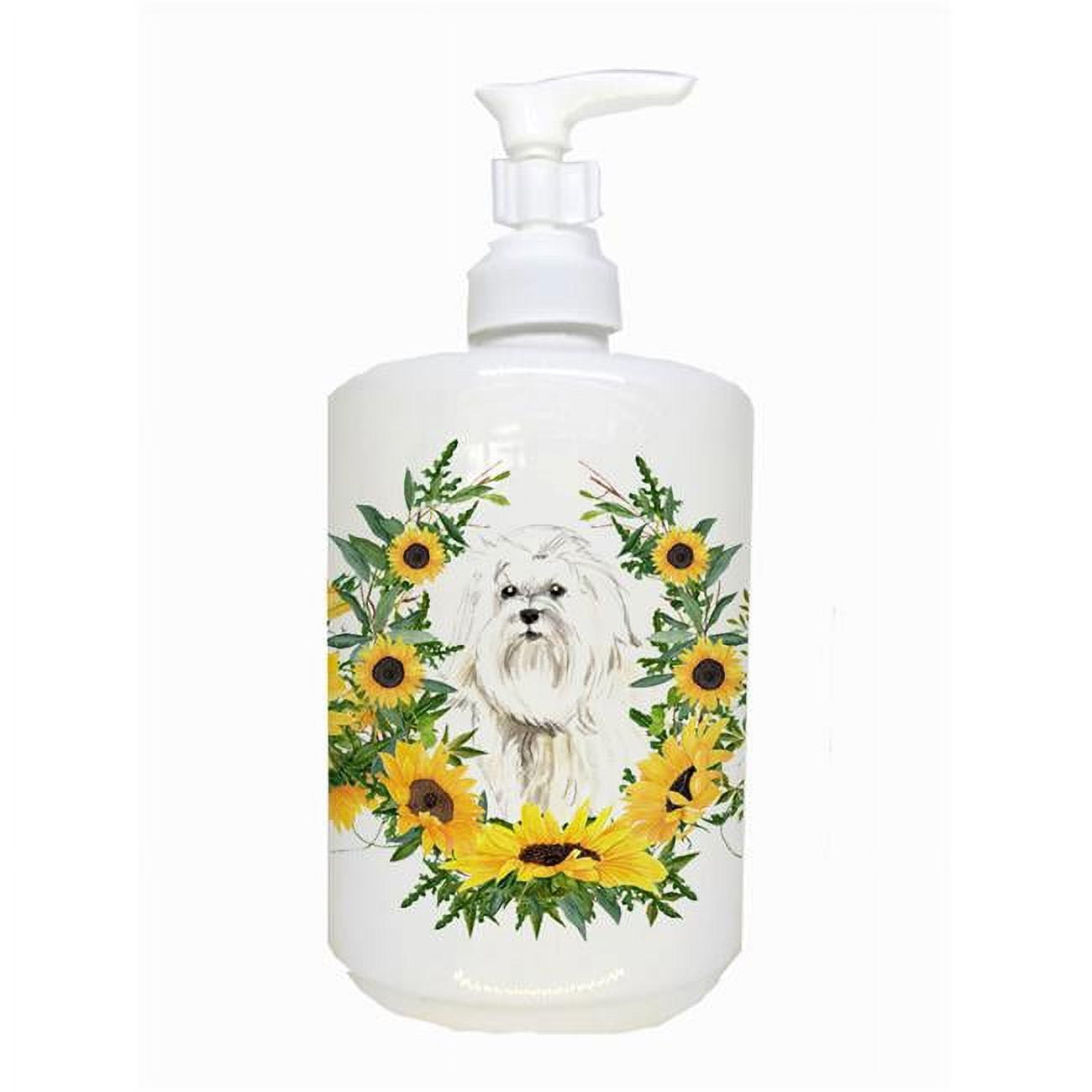 CK2969SOAP Maltese Ceramic Soap Dispenser